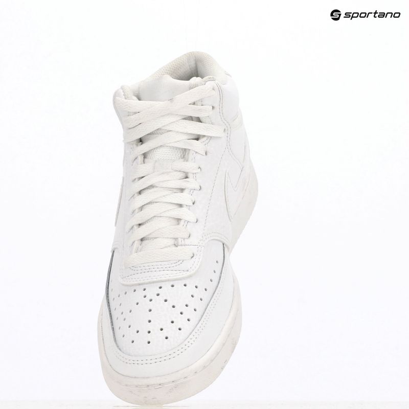 Nike Court Vision Mid white/white/white women's shoes 9