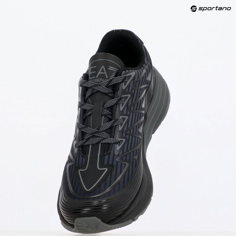 EA7 Emporio Armani Crusher Distance Trail triple black shoes 9
