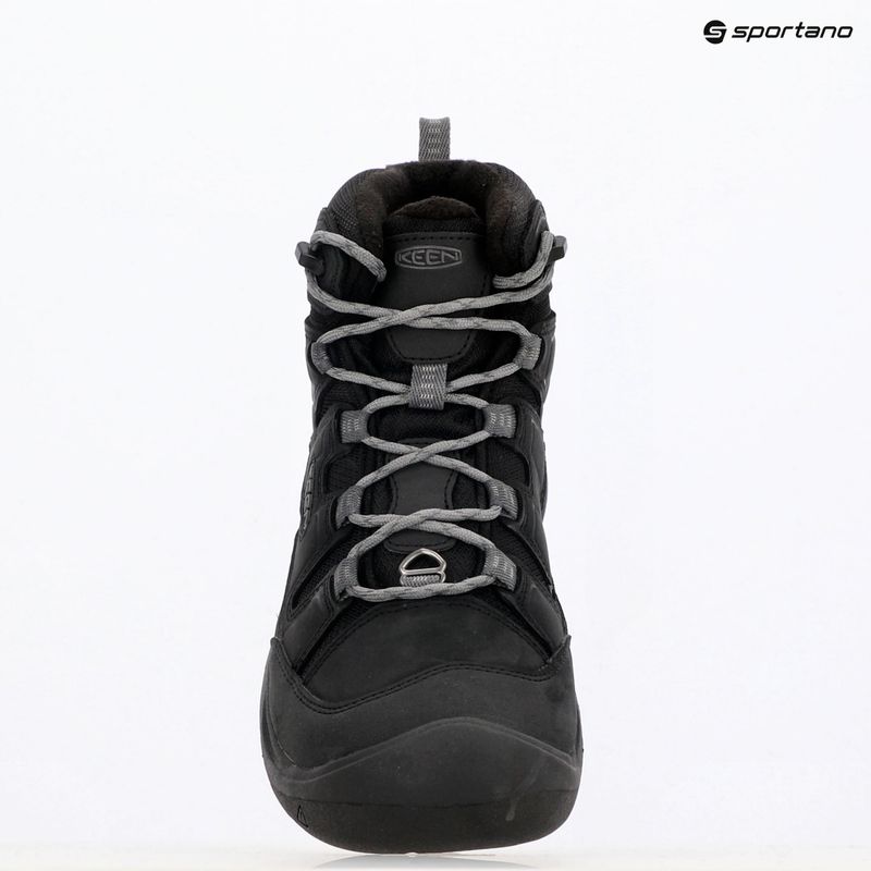Men's hiking boots KEEN Circadia Mid Polar black/steel grey 14
