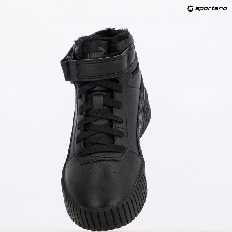 PUMA Carina 2.0 Mid Winter Jr children's shoes puma black/puma black/dark shadow 15