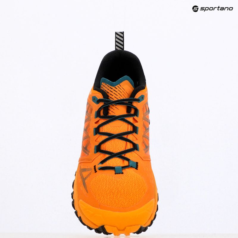 La Sportiva Bushido III GTX papaya/ everglade men's running shoe 9