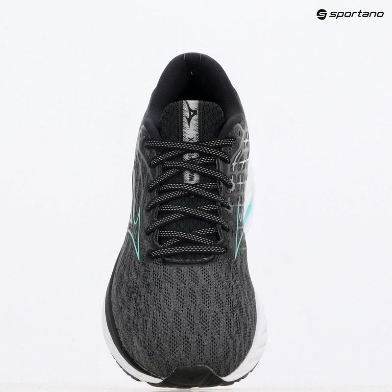 Women's running shoes Mizuno Wave Inspire 20 D Wide iron gate/dusty jade green/black 11