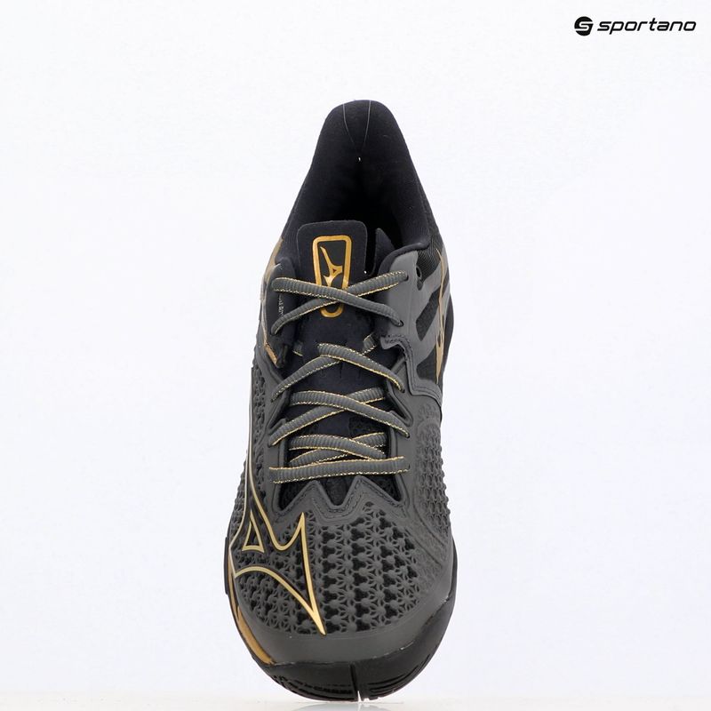 Men's tennis shoes Mizuno Wave Exceed Tour 6 AC iron gate/gold/black 12