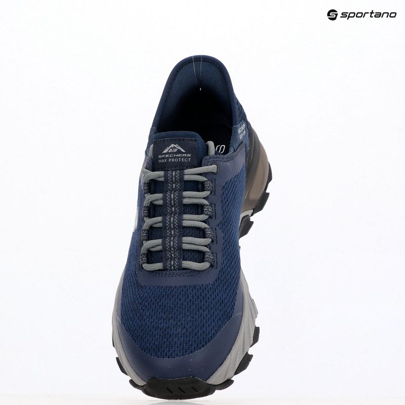 Men's SKECHERS Max Protect Assembly navy shoes 10