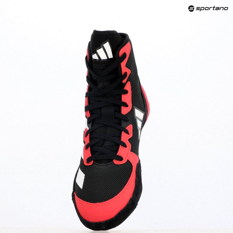 Men's wrestling shoes adidas Adizero team collage red/ cloud white/ core black 9