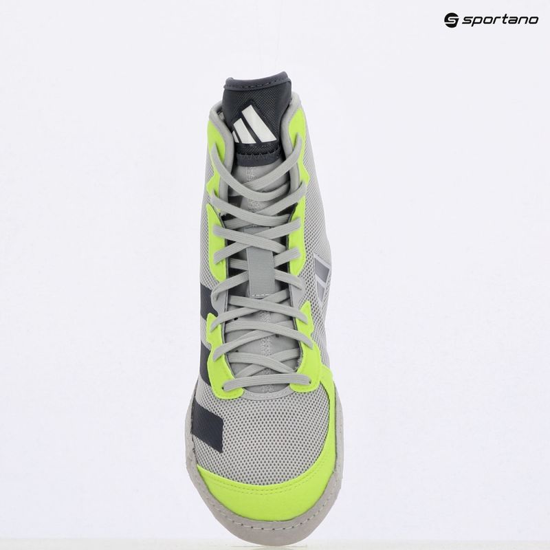 Men's boxing shoes adidas Adizero team light grey/ team onix/ team sollar yellow 2 9