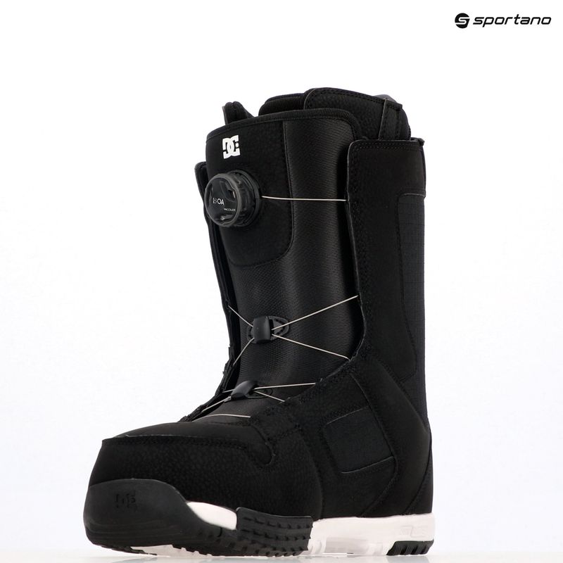 Men's DC Phase Boa Pro snowboard boots black/black/white 14