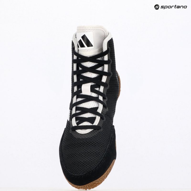 Men's adidas Tech Fall 2.0 core black/cloud white wrestling shoes 9