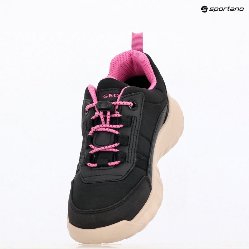 Geox Simbyos ABX black/fuchsia junior shoes 15
