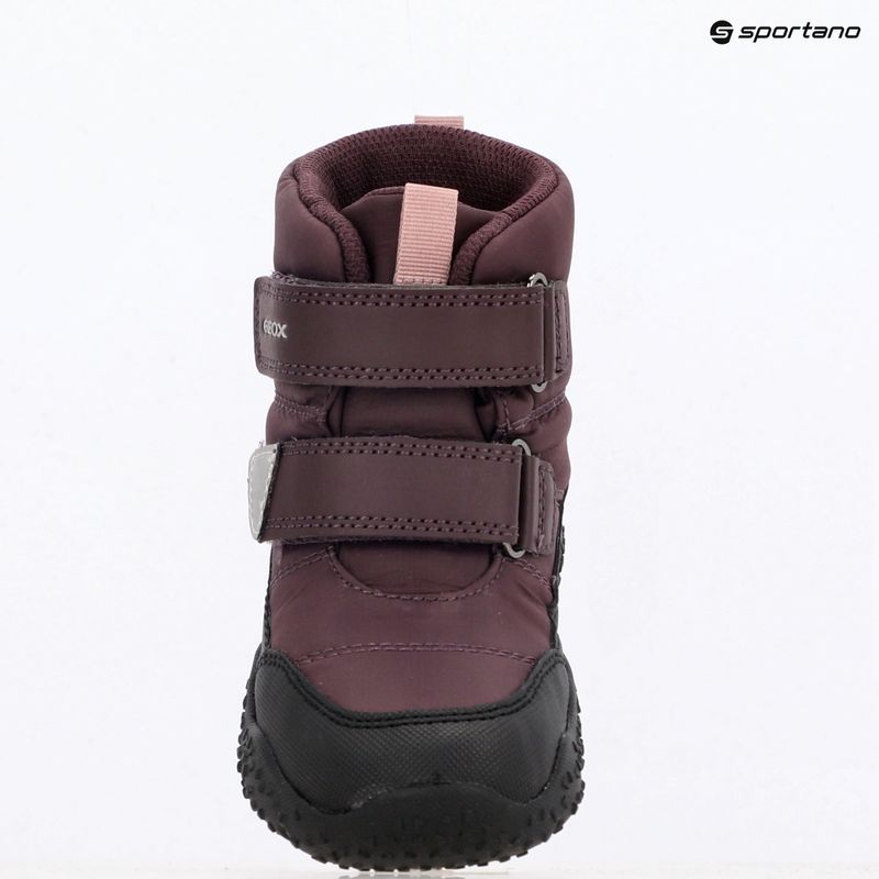 Geox Baltic ABX dark burgundy/black children's snow boots 16