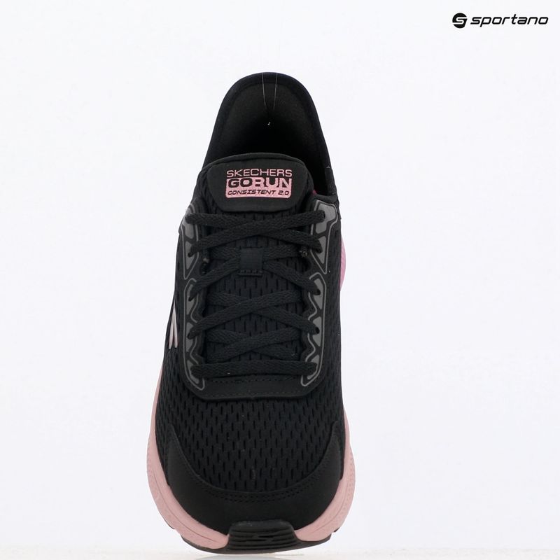 SKECHERS women's shoes Go Run Consistent 2.0 black/mauve 9