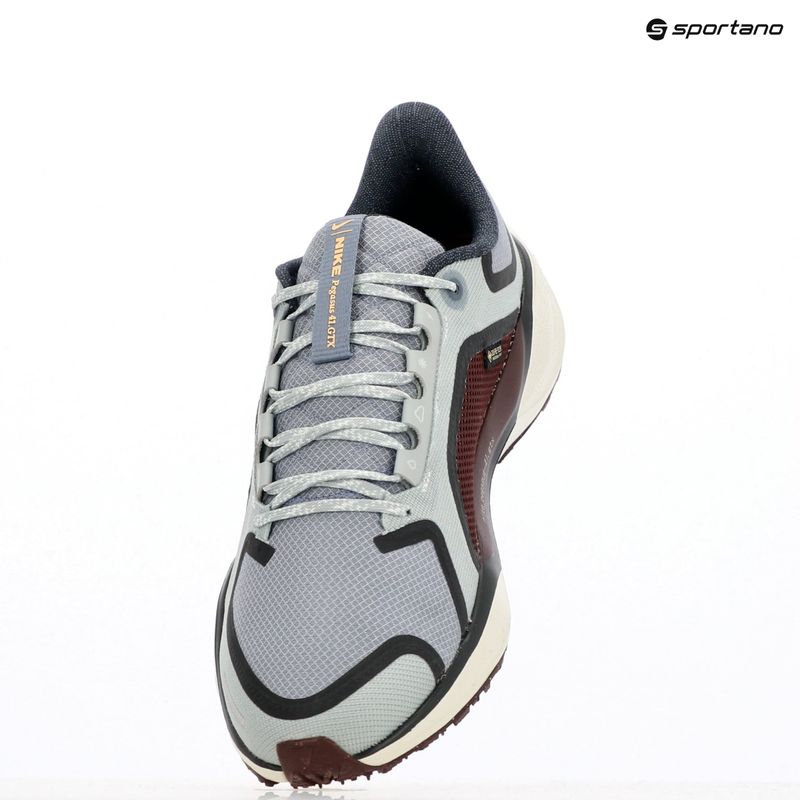 Nike Pegasus 41 GTX men's running shoes light pumice/ burgundy crush/ dark smoke grey/ ashen slate 9