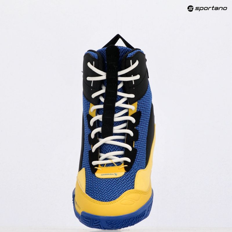 Hayabusa Talon Boxing blue/yellow men's boxing shoes 11