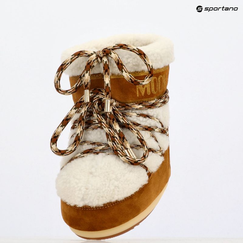 Women's snow boots Moon Boot Icon Low Shearling whisky/off white 9