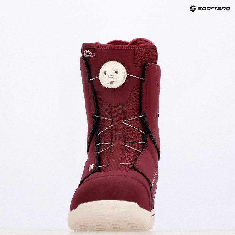 Women's snowboard boots HEAD Galore LYT Boa Coiler burgundy 7