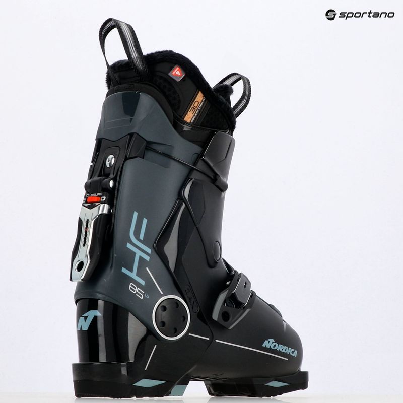 Women's Ski Boots Nordica HF 85 W GW black/green/aquamarine 8