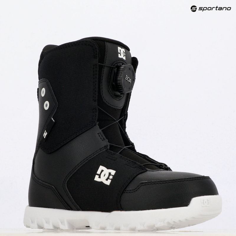 Children's snowboard boots DC Youth Scout black/black/white 11