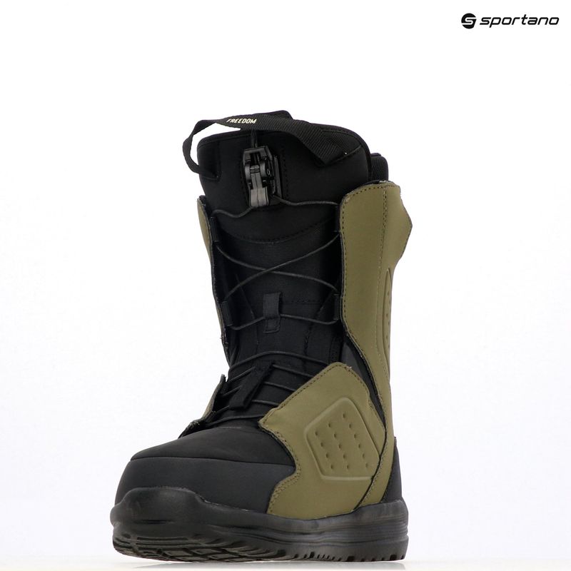 Men's snowboard boots Northwave Freedom green forest 7