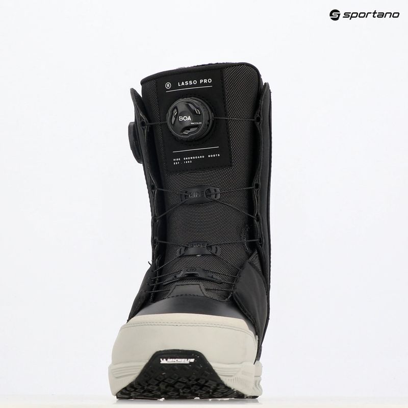 Men's snowboard boots RIDE Lasso Pro black 12