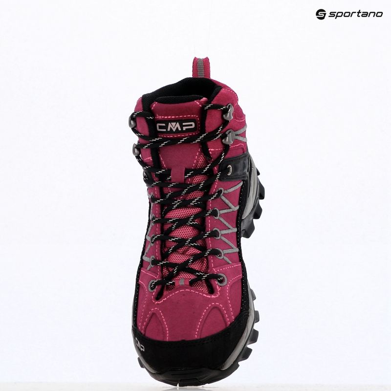 Women's trekking boots CMP Rigel Mid Wp sangria/grey 9