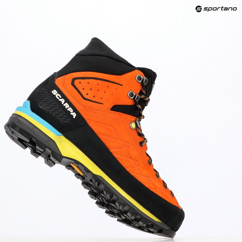 Men's mountaineering boots SCARPA Zodiac Tech Gtx tonic / black 9