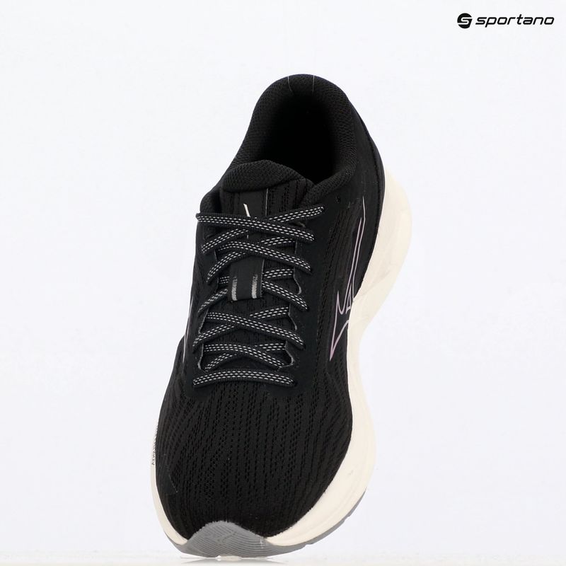Women's running shoes Mizuno Wave Revolt 3 black/cosmo chrome/mizuno snow white 9