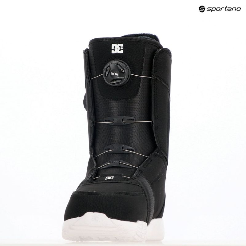 Women's snowboard boots DC Lotus black/white/black 14