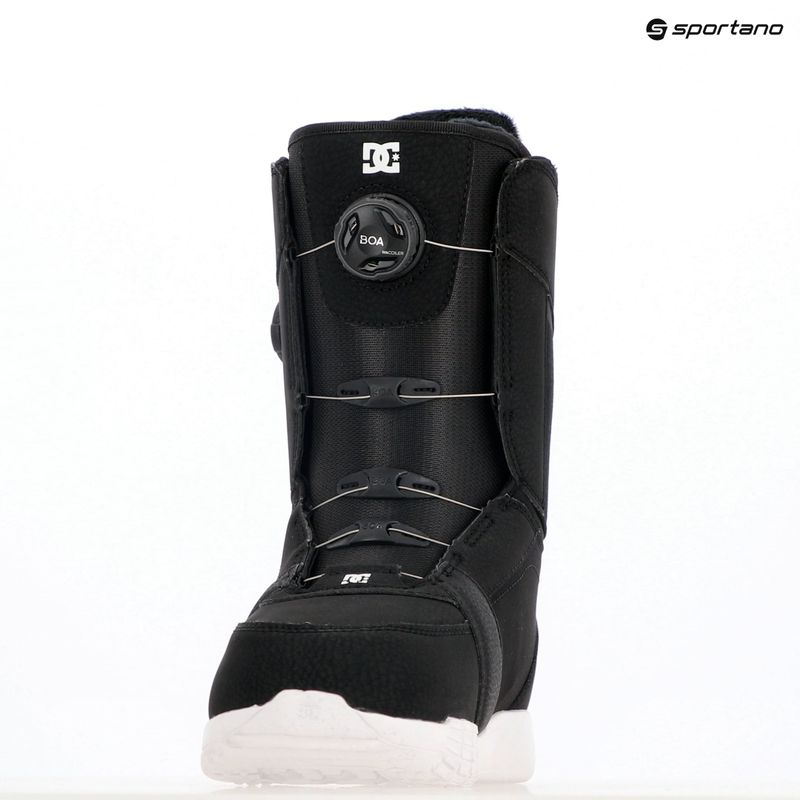 Women's snowboard boots DC Lotus black/white/black 7