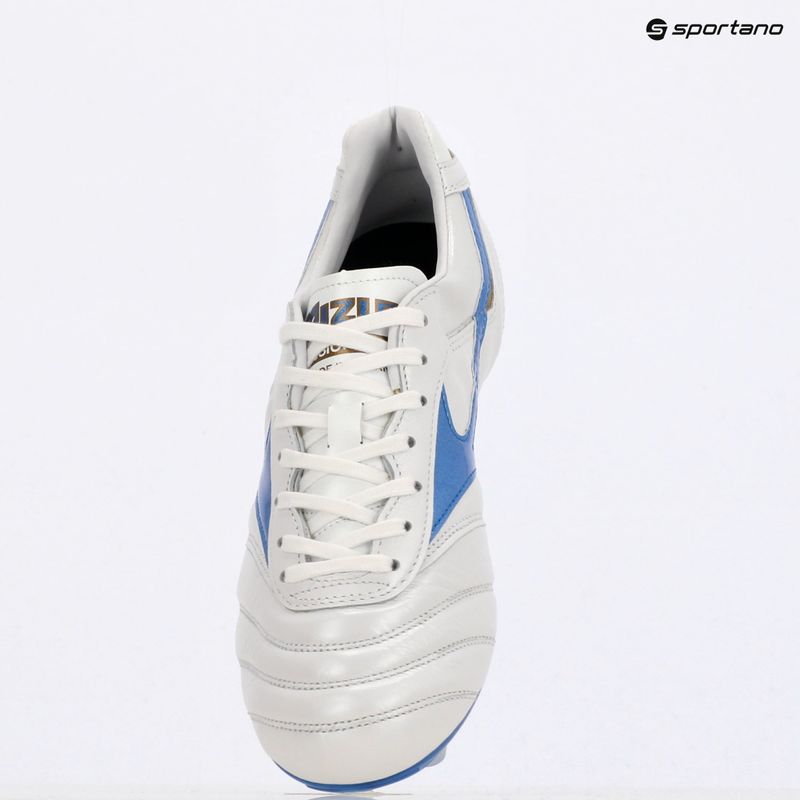 Mizuno Morelia II Japan Md white/laser blue/gold men's football boots 9