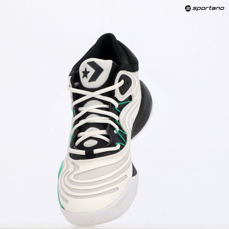 Converse All Star BB Shift CX basketball shoes white/black/apex green 9