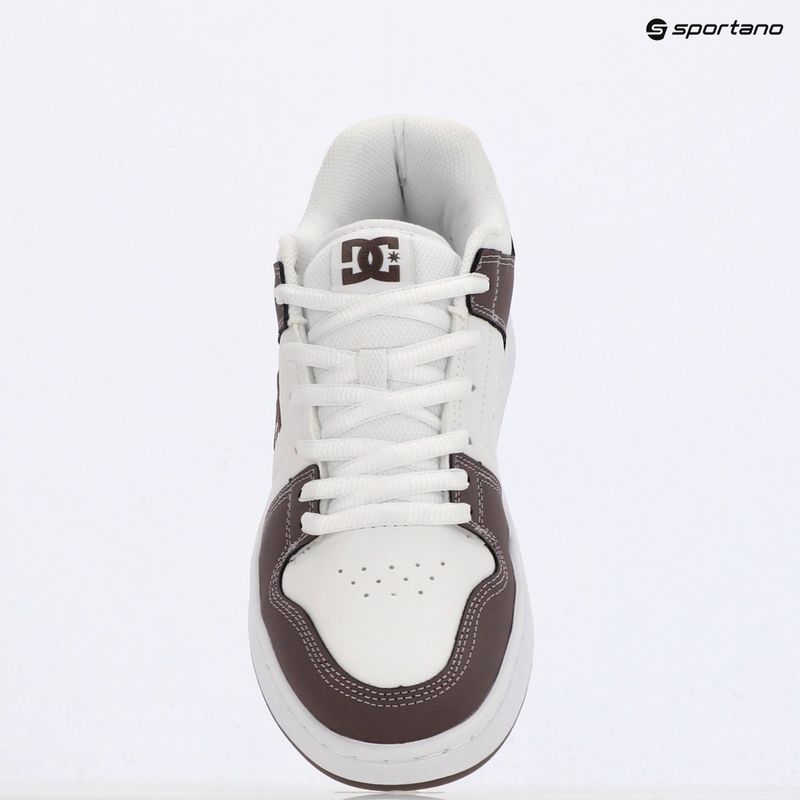 DC Manteca 4 men's shoes white / plum 9