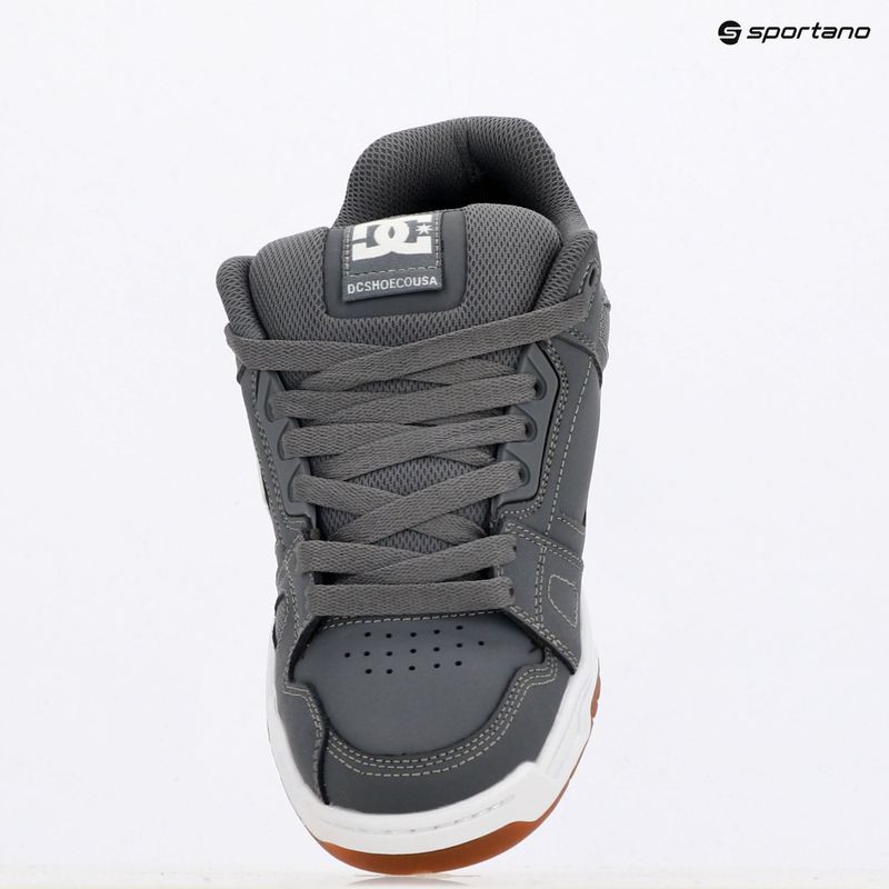DC Stag grey / gum men's shoes 15