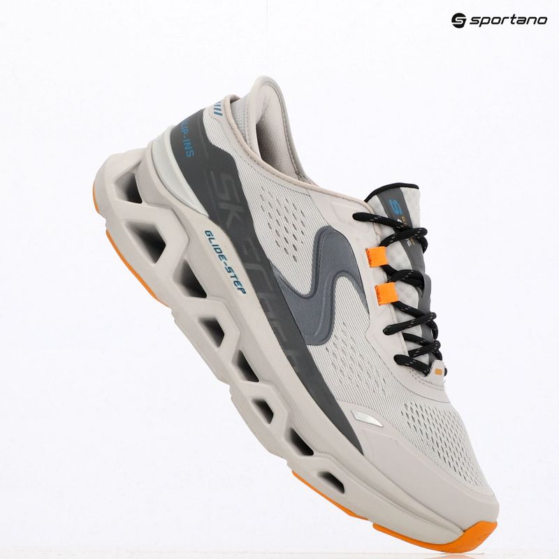 SKECHERS Glide Step Altus men's shoes gray/orange 9