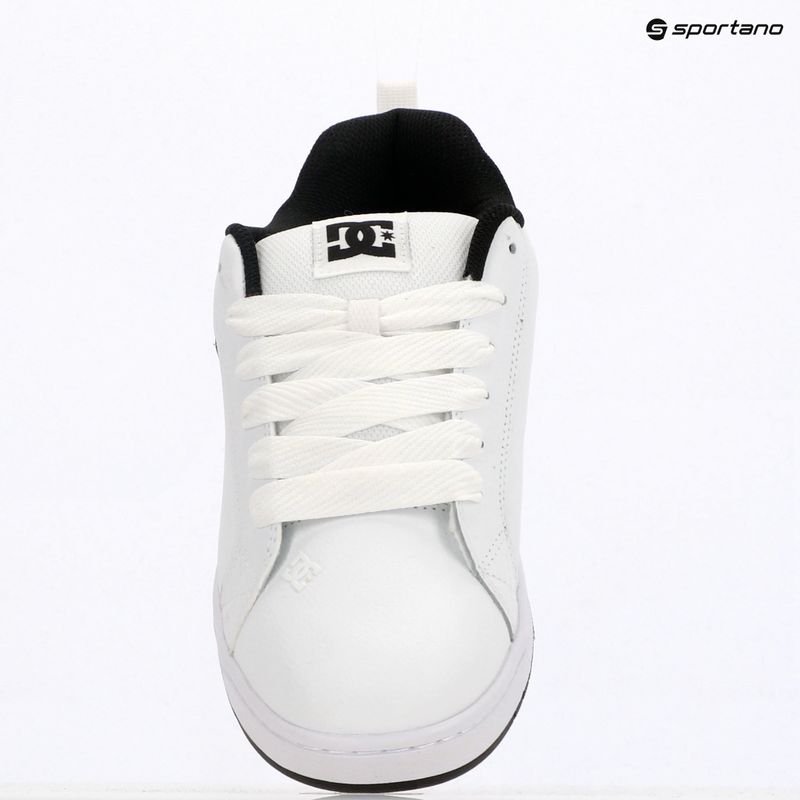 DC Court Graffik men's shoes white / black / black 9