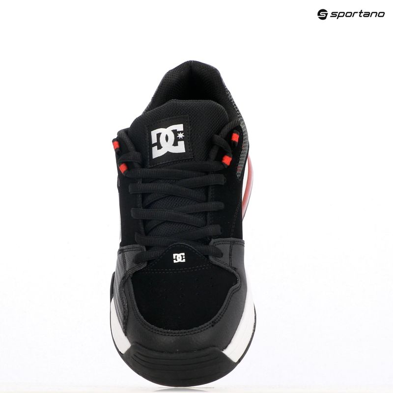 DC Versatile men's shoes black / white / athletic red 14