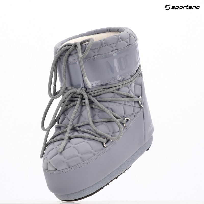 Women's snow boots Moon Boot Icon Low Quilt grey 9