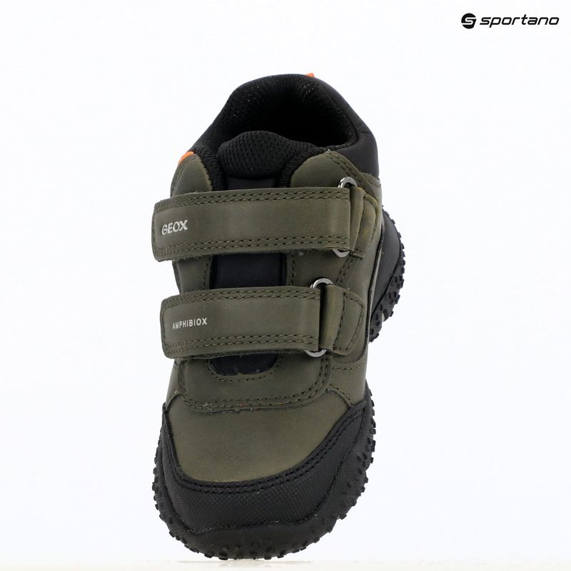 Geox Baltic ABX children's shoes dark green/orange 9