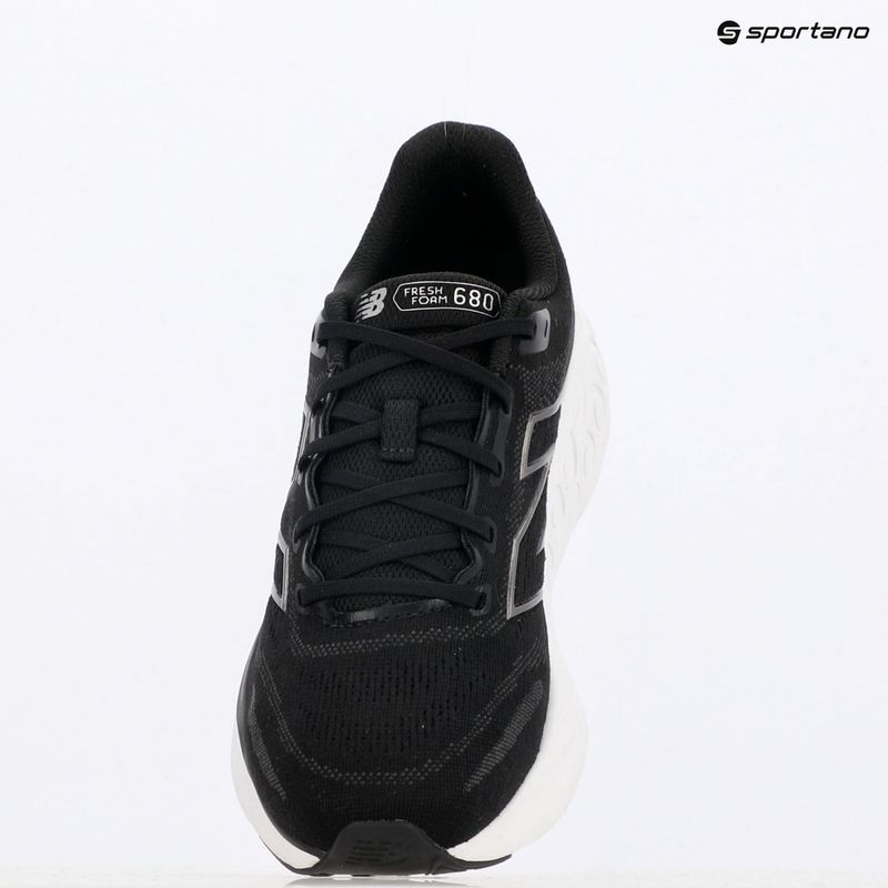 New Balance Fresh Foam 680 v8 black/white men's running shoes 9