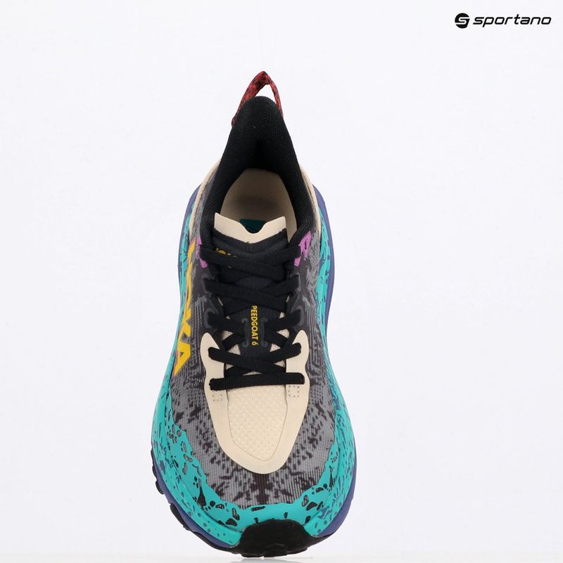 Women's running shoes HOKA Speedgoat 6 oatmeal/mountain iris 9