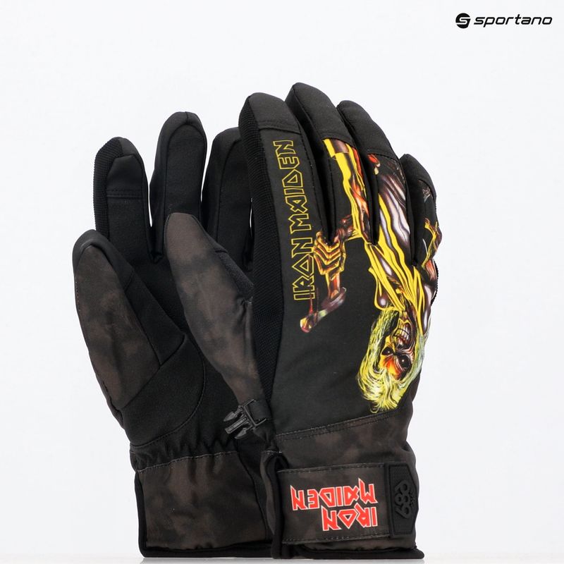 Snowboard gloves 686 Primer iron maiden eddies black 10