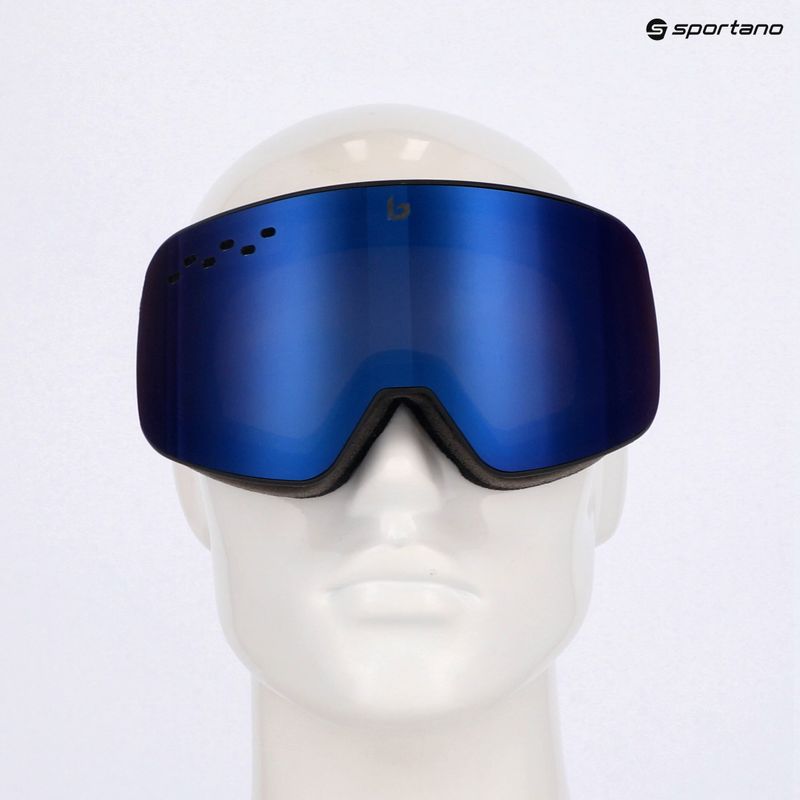 Bollé Nevada black matte/bronze blue ski goggles 8
