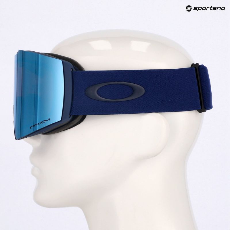 Oakley Fall Line L matte navy/prizm sapphire iridium ski goggles 6