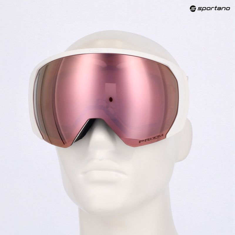 Oakley Flight Path L matte black/prizm rose gold iridium ski goggles 8