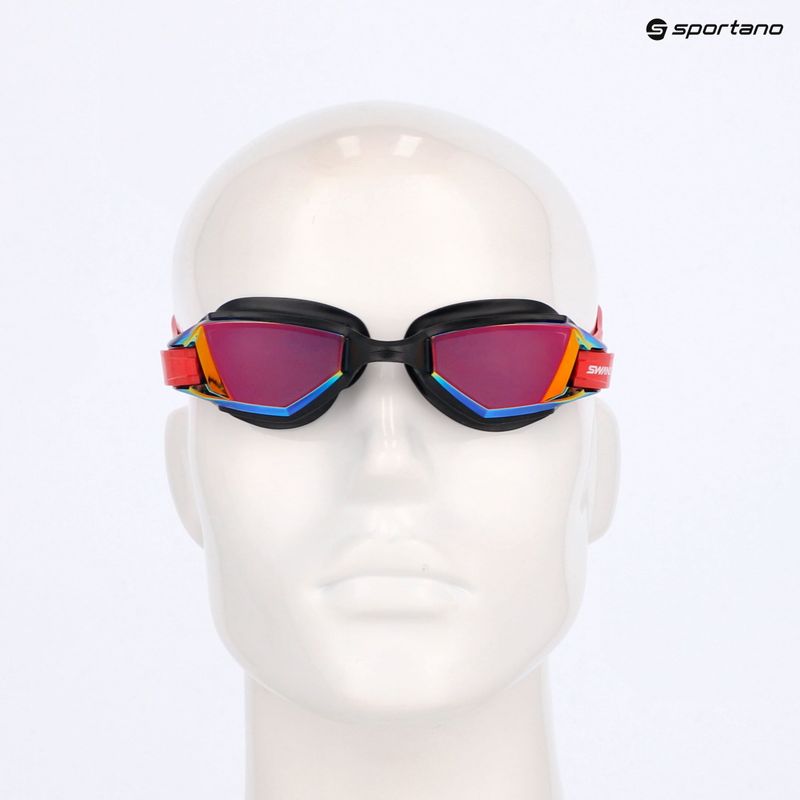 SWANS OWS-1MS smoke/ shadow mirror swimming goggles 6