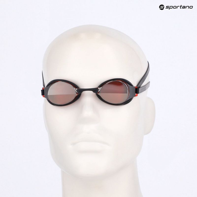 SWANS Ignition-M red/ silver swimming goggles 6
