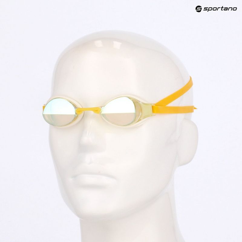 SWANS Ignition-M yellow/ yellow mirror swimming goggles 6
