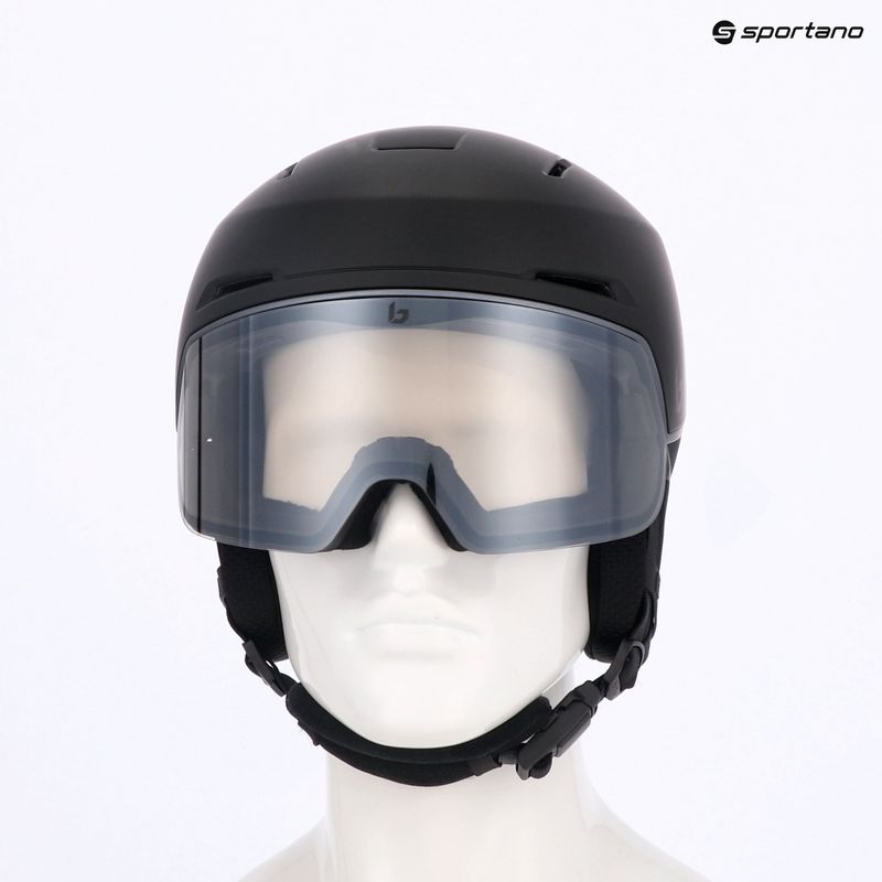 Bollé X-Fusion ski helmet black/steal matte/photochromic gun 8