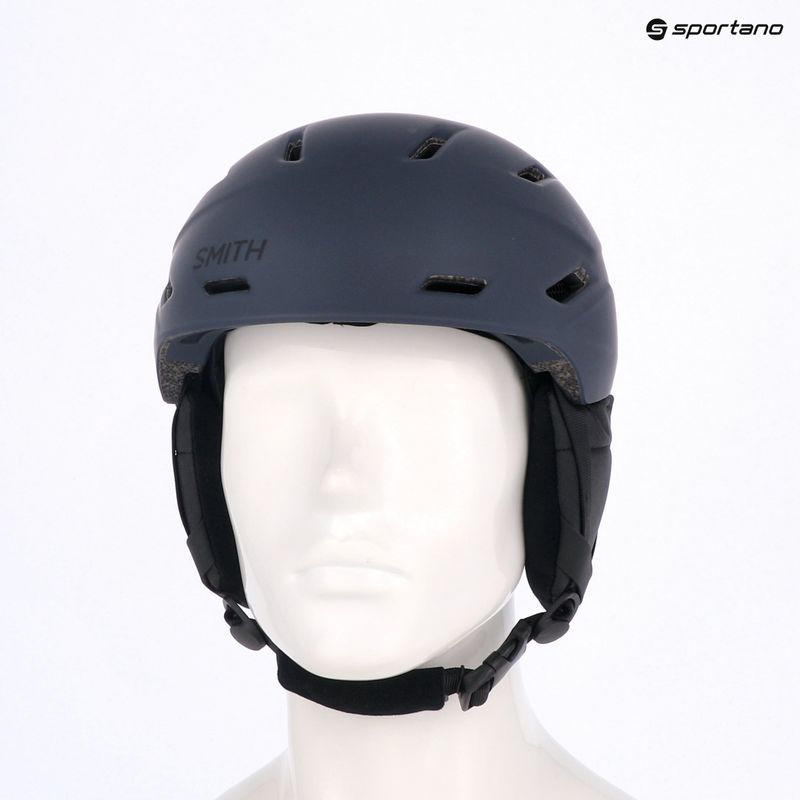 Smith Mission ski helmet matte midnight navy 7