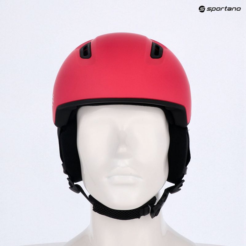 Bollé Atmos Pure carmine red matte ski helmet 7