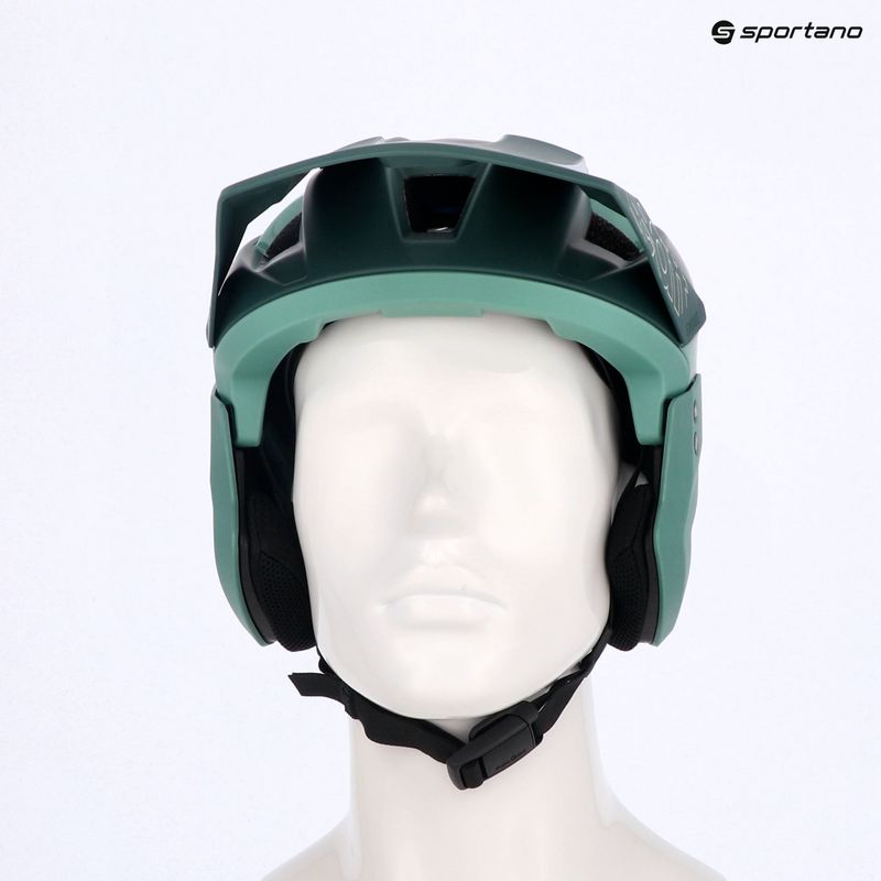 Leatt MTB Enduro 3.0 V25 pistachio bike helmet 8